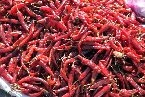 red chillies